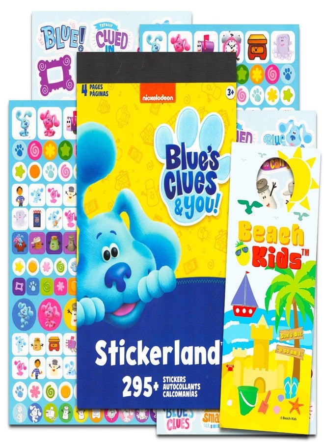 Blue's Clues Potty Training Stickers Bundle - Over 295 Reward Stickers for Toddlers Plus Beach Kids Door Hanger | Party Favors - Image 2