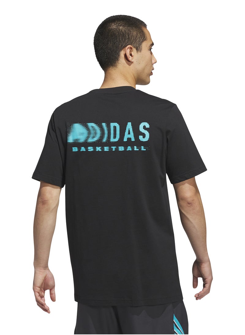 Adidas Basketball Graphic T-Shirt  - Image 2