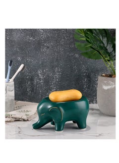 SYOSI, Ceramic Elephant Soap Dish Holder, Self Draining Soap Container Holder, Lovely Animal Drainable Soap Tray for Bathroom Sink Tub, Kitchen - pzsku/ZC4BFFE60E54524D4822CZ/45/_/1698454509/464ca1c6-93a6-47d1-b174-58692097f716