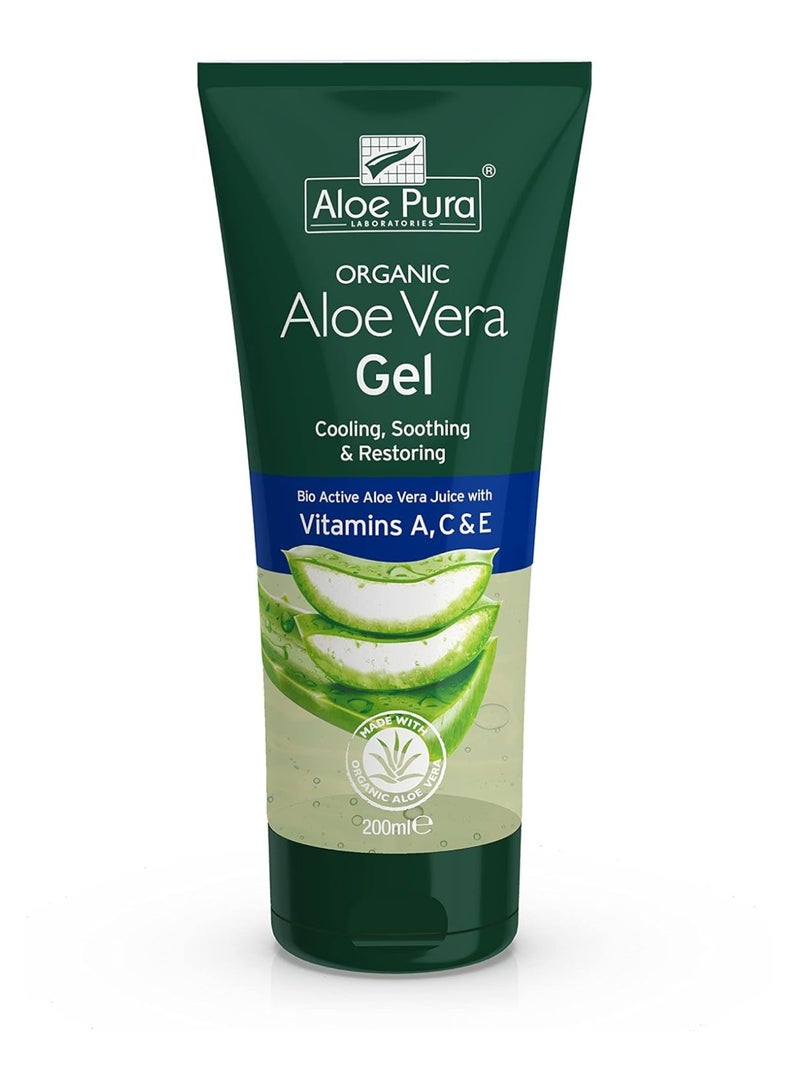 Aloe Pura Aloe Pura Organic Aloe Vera Gel Vitamin A,C,E 200ml
