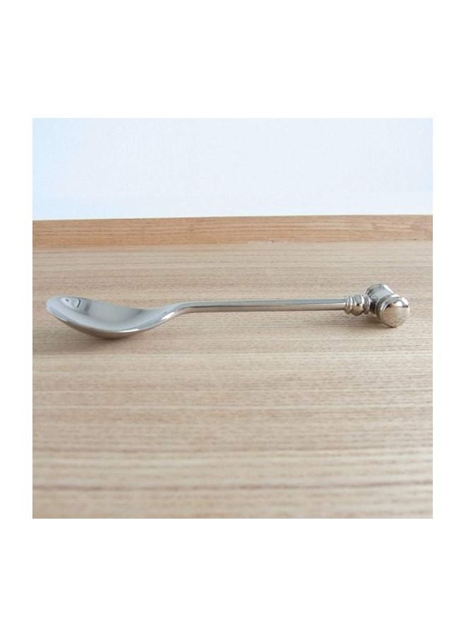 Alessi MW20S2 Dressed - Set of two spoons with soft boiled egg opener in 18/10 stainless steel mirror polished. - Image 3