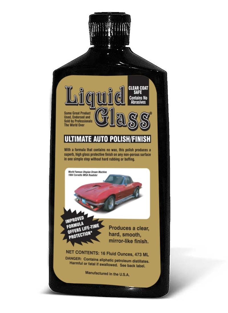 Liquid Glass أفضل ملمع/تشطيب للسيارات، معتمد ومباع من قبل المحترفين في جميع أنحاء العالم - 16 أونصة سائلة. - Image 1
