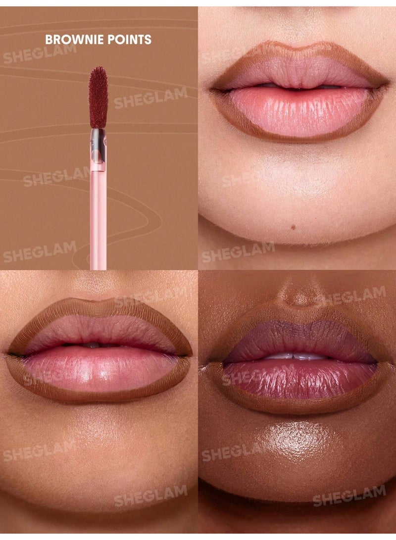 SHEGLAM Fall In Line Peel Off Lip Liner Stain Brownie Points - Image 2