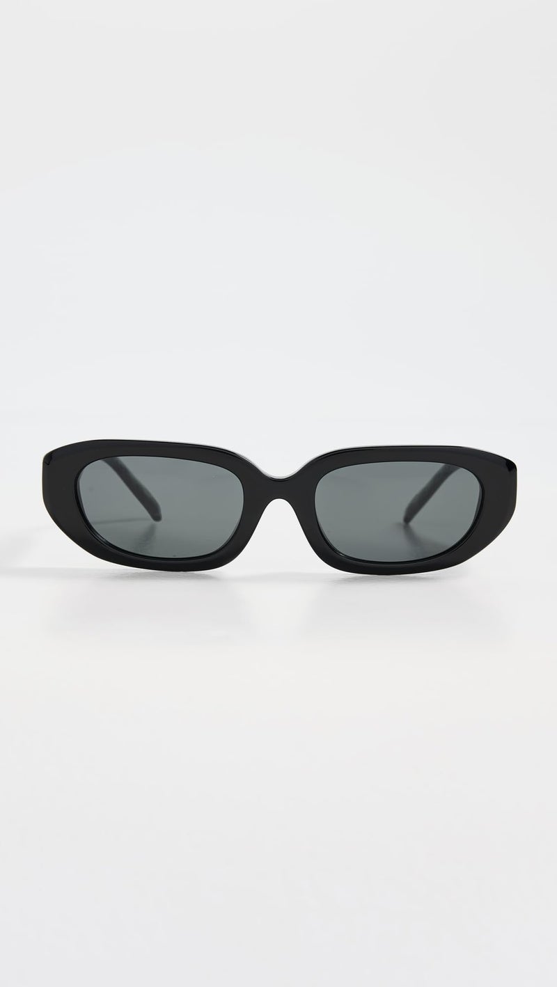 Tory Burch Women's Classic Irregular Sunglasses, Black, One Size - Image 2