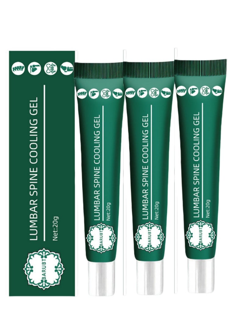 Generic 3PCS Lumbar Cold Compress Gel , Relieves Pain Joints, Cervical Spine And Lumbar Discs,Knee Pain Relief , Natural Herbal Joint Pain Relief Gel 20g - Image 1
