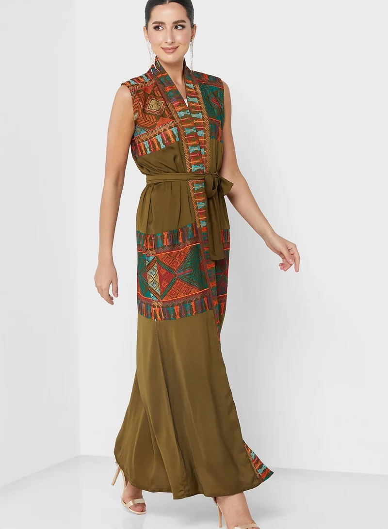 hayas closet Embroidered Palestinian Dress