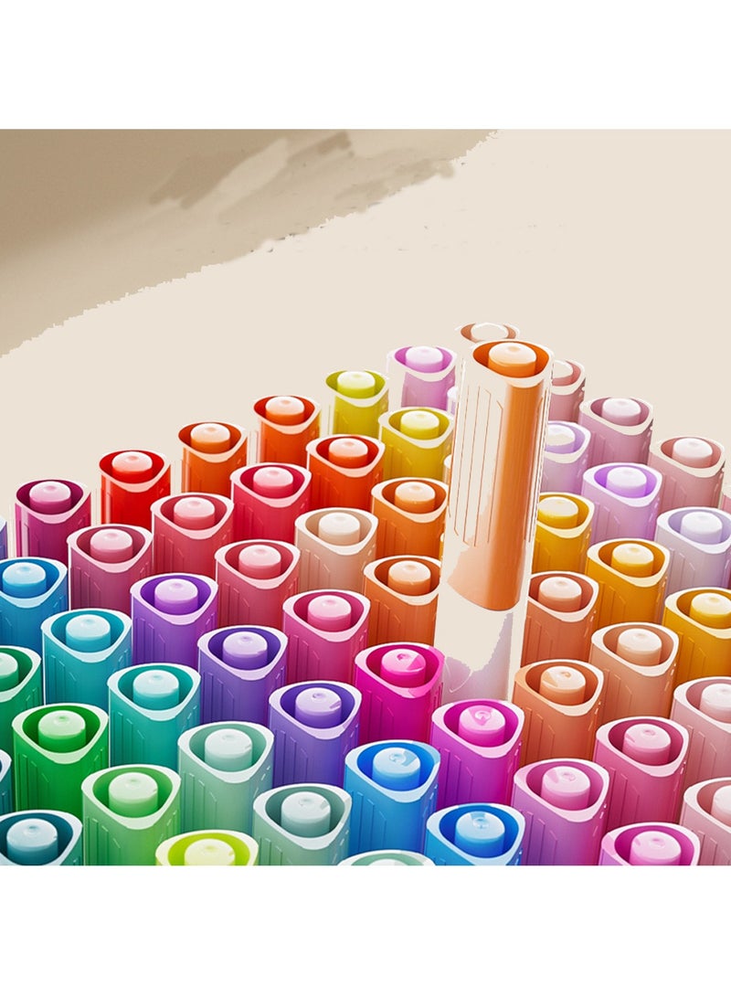 80 pcs Color Pens For Kids Multi-color Marker Pens Markers Set Color Pens Art Design Marker Pen For Early Development Toy Painting Drawing With Storage Box Perfect Gift For Children Adult  - Image 4