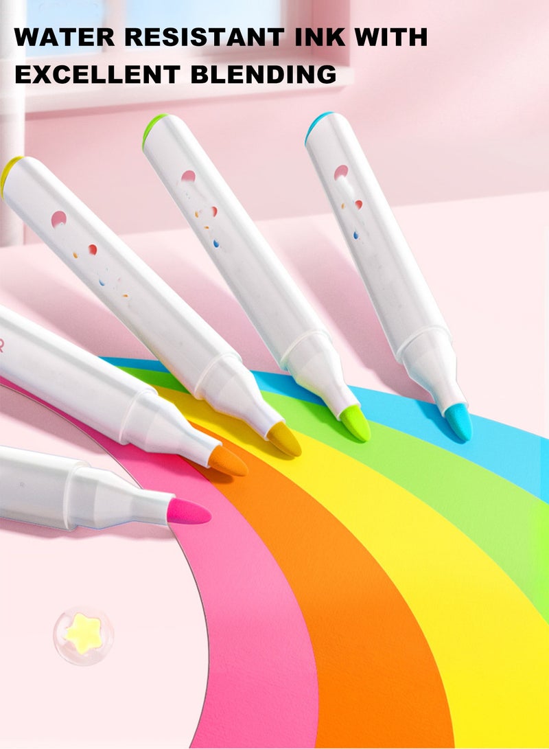 80 pcs Color Pens For Kids Multi-color Marker Pens Markers Set Color Pens Art Design Marker Pen For Early Development Toy Painting Drawing With Storage Box Perfect Gift For Children Adult  - Image 2