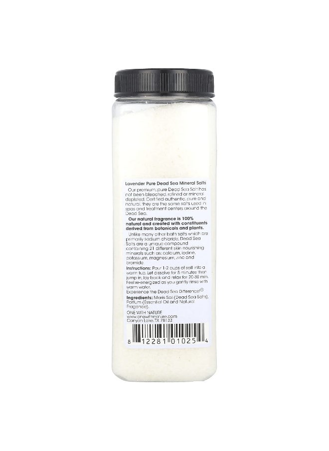 ONE WITH NATURE One with Nature, Dead Sea Spa, Mineral Salts, Relaxing, Lavender, 32 oz (907 g)  - Image 2