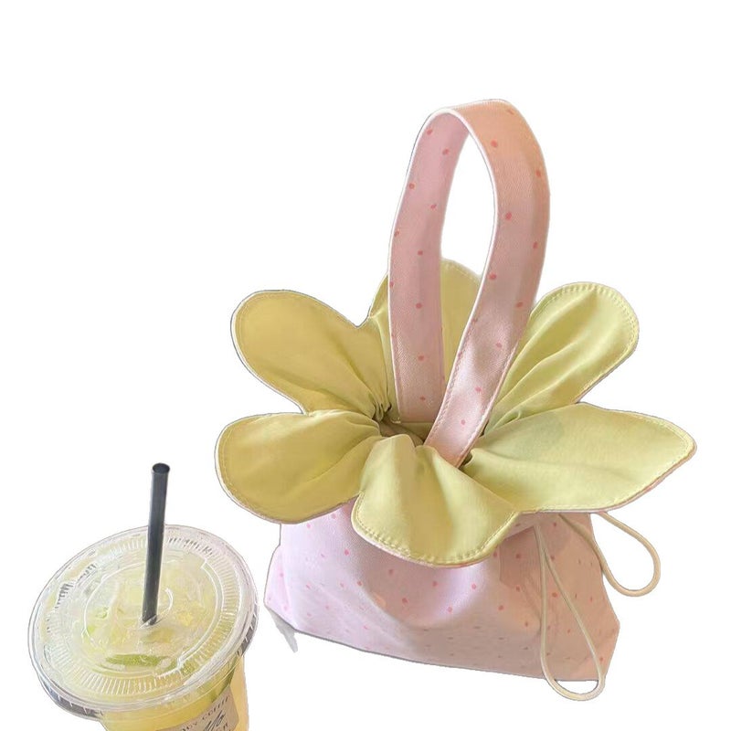 Floral Drawstring Handbag - Image 5