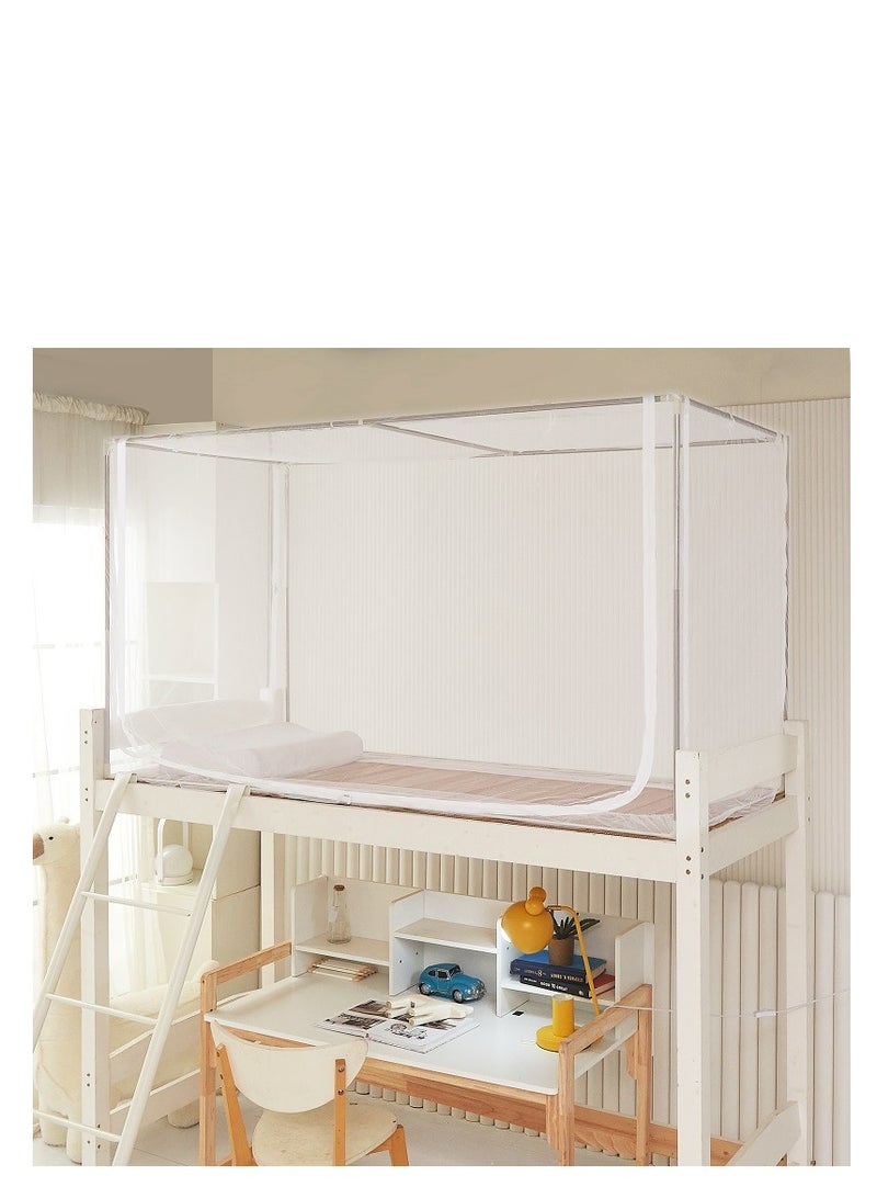 Bluejw Dormitory Mosquito Net All-inclusive Student Bunk Universal 0.9m Single Bedroom Bed Curtain Shading Integrated Mai Taibao - Image 1