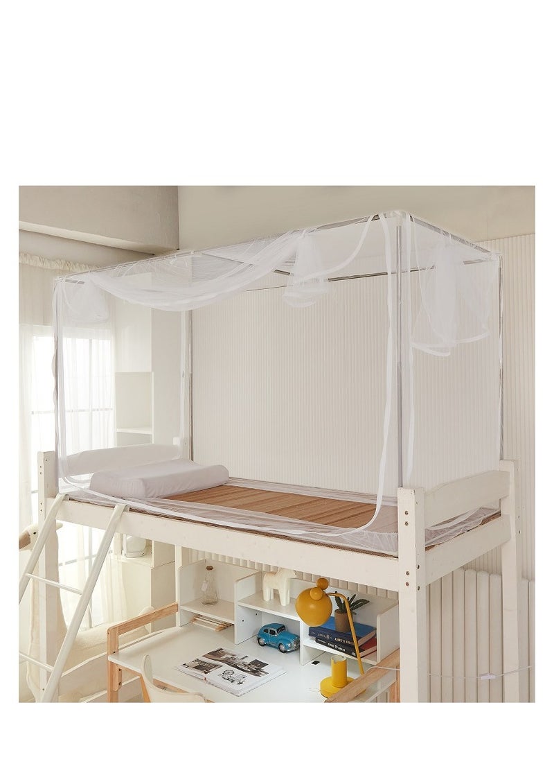 Bluejw Dormitory Mosquito Net All-inclusive Student Bunk Universal 0.9m Single Bedroom Bed Curtain Shading Integrated Mai Taibao - Image 3