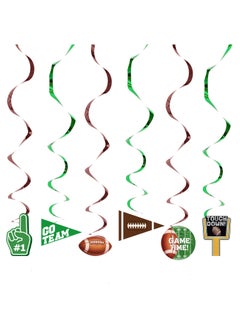 Generic Super Bowl rugby American Football childrens birthday party tableware paper plate tissue tablecloth decoration party supplies Spin 6p-rugby 2 
