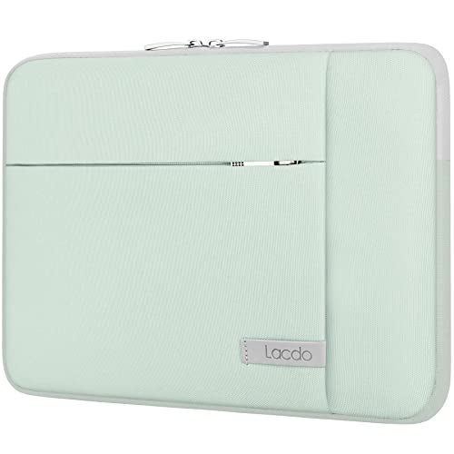 Lacdo 13 inch Laptop Sleeve Case for 13 inch New MacBook Air M4 A3240 2025, M3 A3113, M2 A2681, M1 A2337 | 13" MacBook Pro M2/M1 A2338 A2251 A2289 | 13" iPad Pro M5 / iPad Air M3 Computer Bag, Green - Image 1
