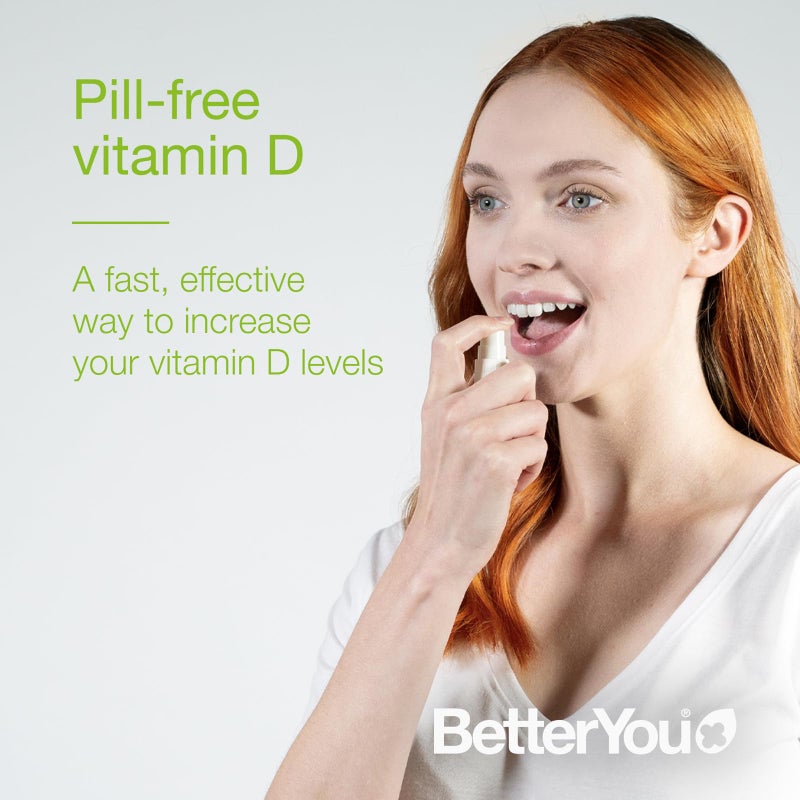 BetterYou D3000 Vitamin D Oral Spray - Convenient Alternative for Tablets - Promotes Strong Bones, Teeth and Immune System - Aids in Calcium Absorption - Natural Peppermint Flavor - 0.5 oz - Image 4