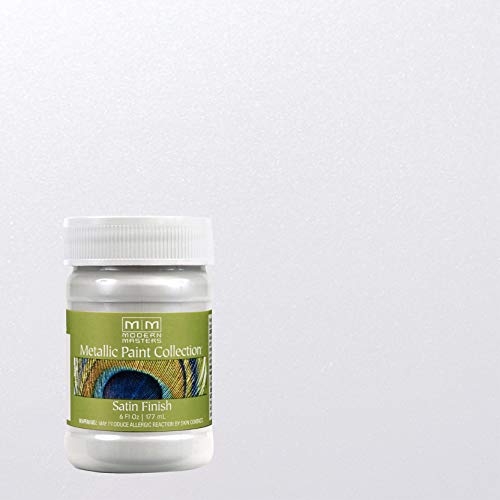 Modern Masters 6 oz Modern Masters ME707 Snowflake Metallic Paint Collection Satin WaterBased Decorative Metallic Paint - Image 3