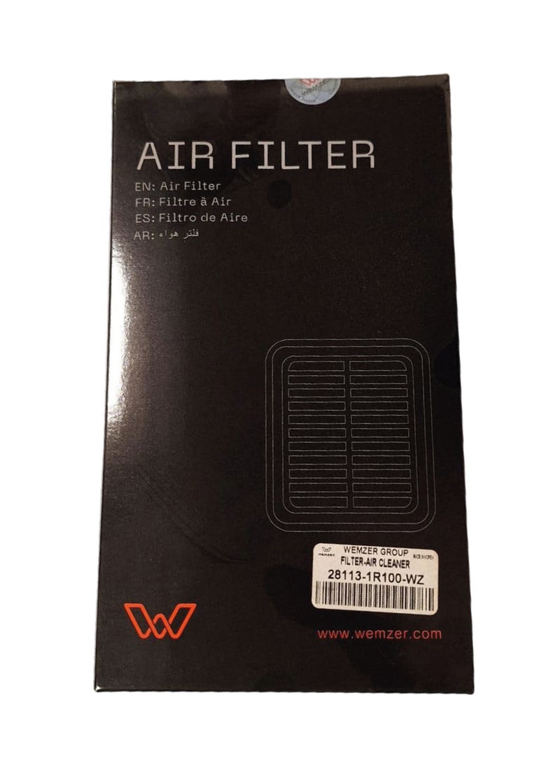 WEMZER INDUSTRIES - WEMZER | Premium Engine Air Filter |28113-1R100-WZ|Compatible With: Hyundai, Kia (Find Fitting Compatibility in Description) - Image 1