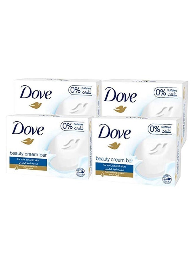 Dove Beauty Cream Bar, Pack Of 4, 4X125g