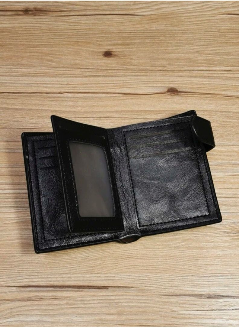 Bovi's - Leather Wallet For Men Black Colour - Image 1