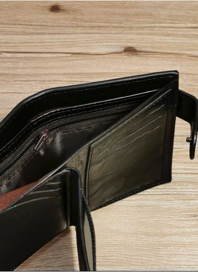 Bovi's - Leather Wallet For Men Black Colour - Image 1