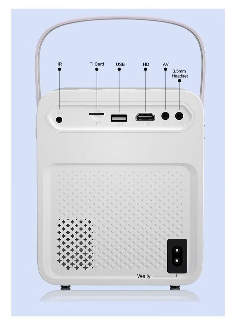 Umiio HD Smart Chip Intelligent Mini Projector with Android System – Compact Portable Projector Featuring Built-in App Store, YouTube, and Optimized for FIFA Viewing - Image 3