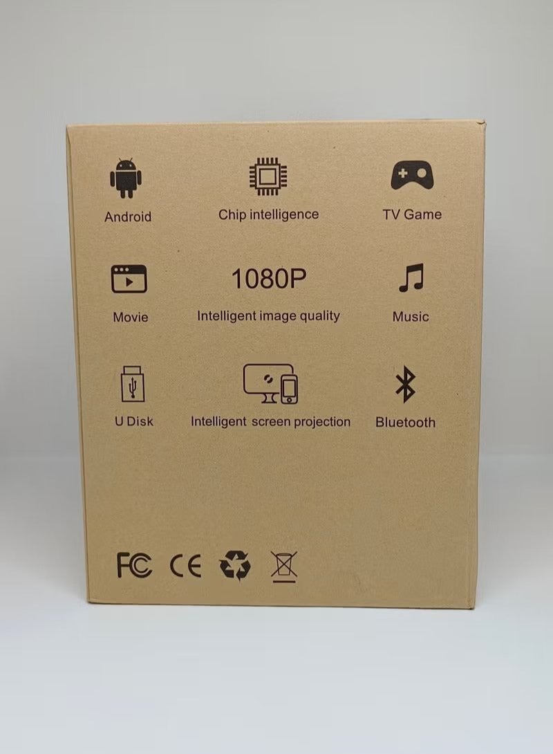 Umiio HD Smart Chip Intelligent Mini Projector with Android System – Compact Portable Projector Featuring Built-in App Store, YouTube, and Optimized for FIFA Viewing - Image 5