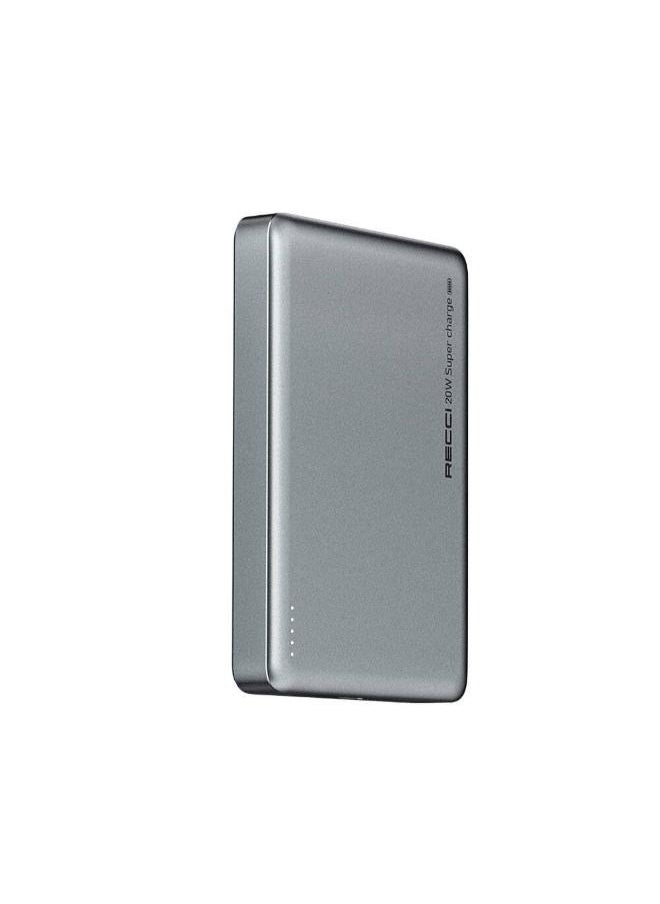 Recci - Recci RPB-W26 Armor Series Ultra Thin PD 20W Fast Charging Wireless Powerbank 15W 10000mAh - Image 1