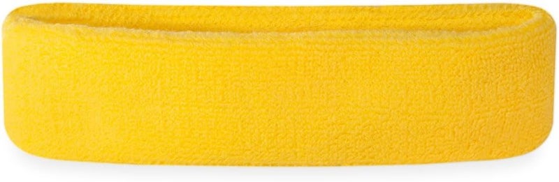 Suddora Workout Headband for Men and Women, Moisture-Wicking Athletic Sweatband, Lightweight Cotton Terry Cloth Bands for Basketball, Tennis, Football, Gym, Running, Cosplay & Costumes - Image 1