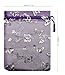 Ankirol 100pcs Sheer Organza Favor Bags Purple Butterfly Print For Wedding Gift Bags Samples Display Drawstring Pouches 4x6 - Image 4