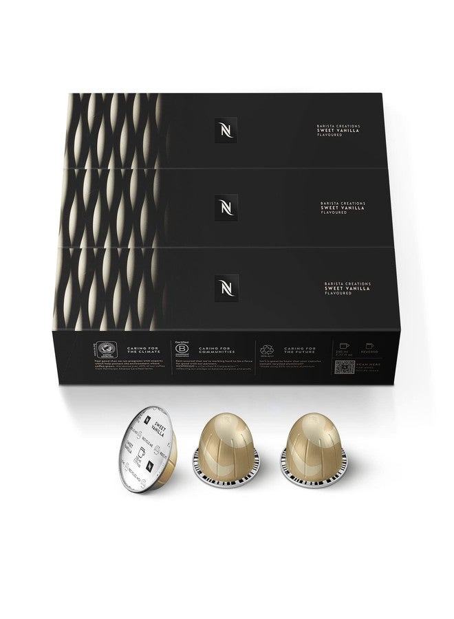 Nespresso Capsules Vertuo, Sweet Vanilla, Medium Roast Coffee, 30 Count Coffee Pods - Image 1