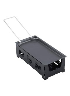 NIBEMINENT 2-Piece Raclette Grill Set Black 19x7x9.80centimeter  - Image 3