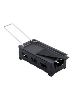 NIBEMINENT 2-Piece Raclette Grill Set Black 19x7x9.80centimeter  - Image 4