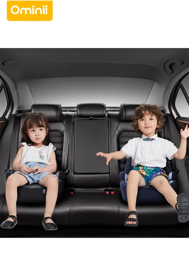 أوميني كرسي سيارة معزز للأطفال – بمسند ظهر قابل للإزالة، قاعدة ISOFIX، ومسند ذراع مبطن – مريح وآمن للأطفال من 3 إلى 12 سنة  - Image 3