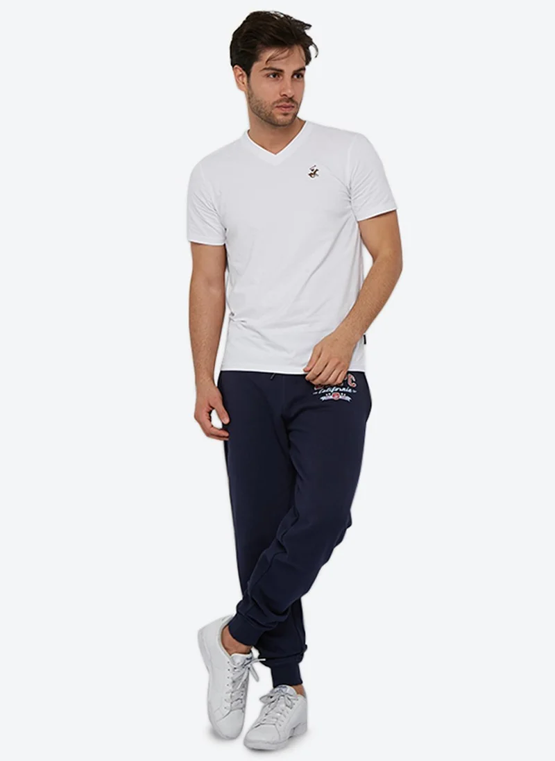 Beverly Hills Polo Club Mens BP M1296 Short Sleeve T-Shirt, White