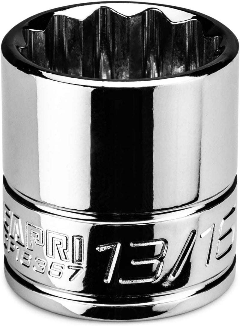 Capri Tools 13/16 in. Shallow Socket, 3/8 in. Drive, 12-point, SAE - Image 1