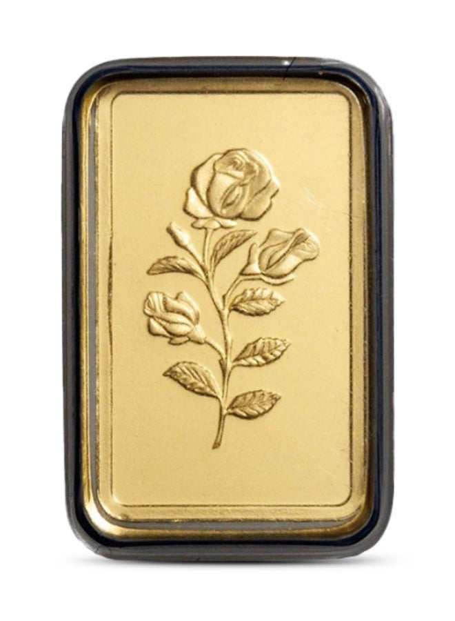 PAMP SUISSE FLOWER 1 GM GOLD BAR 999.9 PURITY 24KT - 1 GRAMS - Image 3