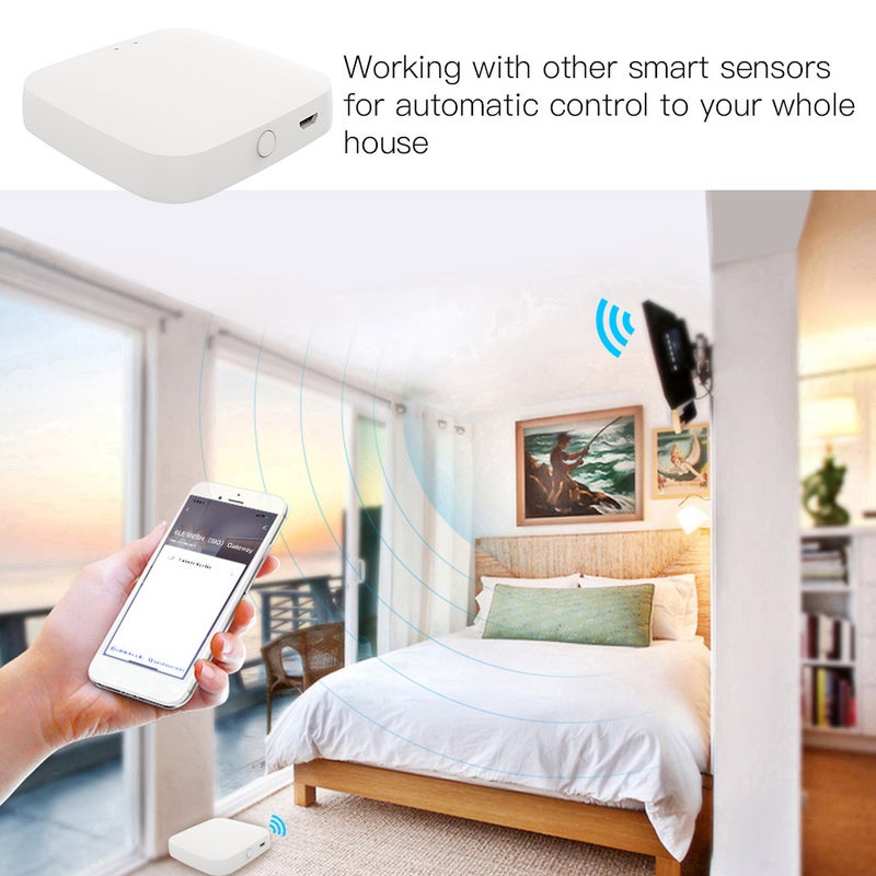 بوابة تويا بت (Bluetooth) و مركز واي فاي ذكي، بوابة منزل ذكي شبكة بت (Bluetooth Mesh) (SIG) متوافقة مع مساعد جوجل، ربط أجهزة متعددة يصل إلى 128 جهازًا ذكيًا، وحدة تحكم عن بعد لاسلكية عبر التطبيق - Image 5