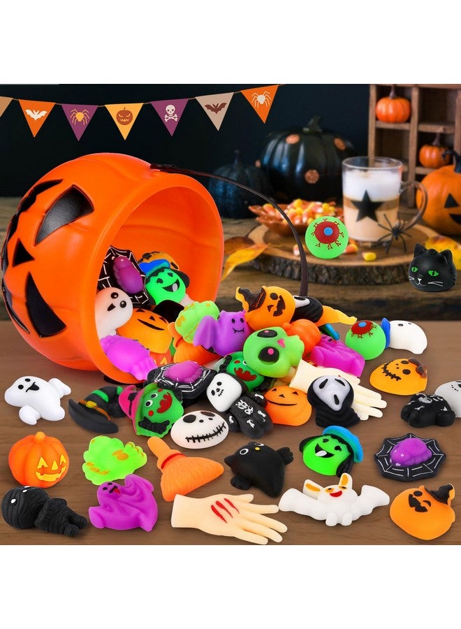 OCATO 30Pcs Halloween Mochi Squishy Toys Halloween Party Favors For Kids Cute Halloween Toys For Trick Or Treat Bulk Non Candy Halloween Treats Goodie Bags Fillers For Kids Boys Girls - Image 2