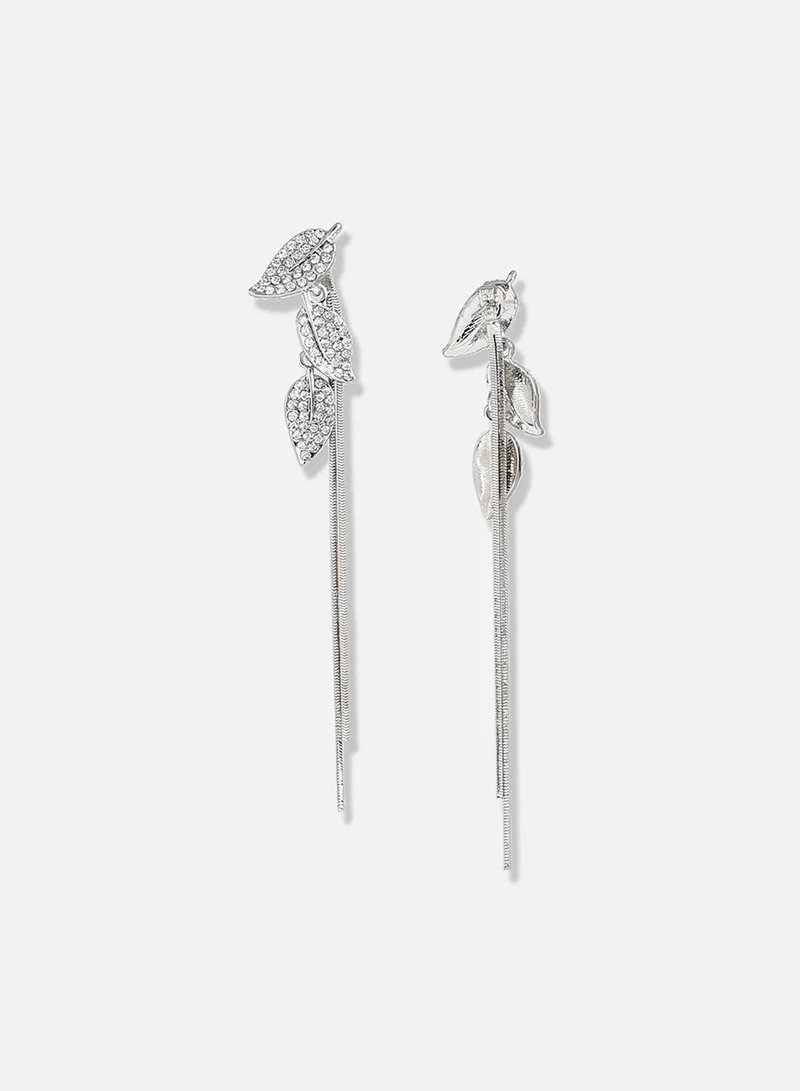 سوهي مصمم بالفضة القرط قطرة عارضة