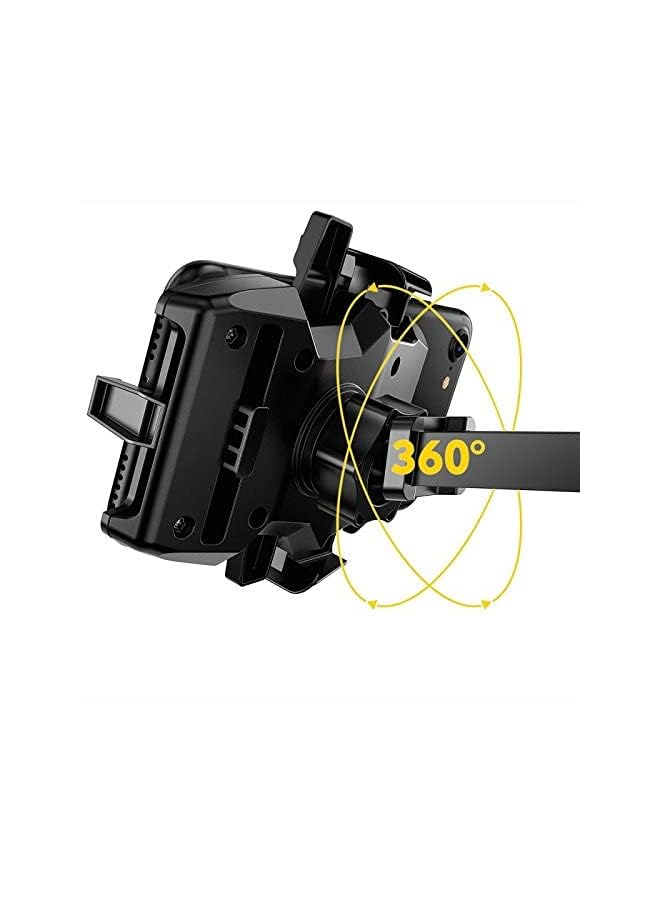 Trands Easy One Touch Car Dashboard And Windshield Mount Phone Holder, Black - Image 3