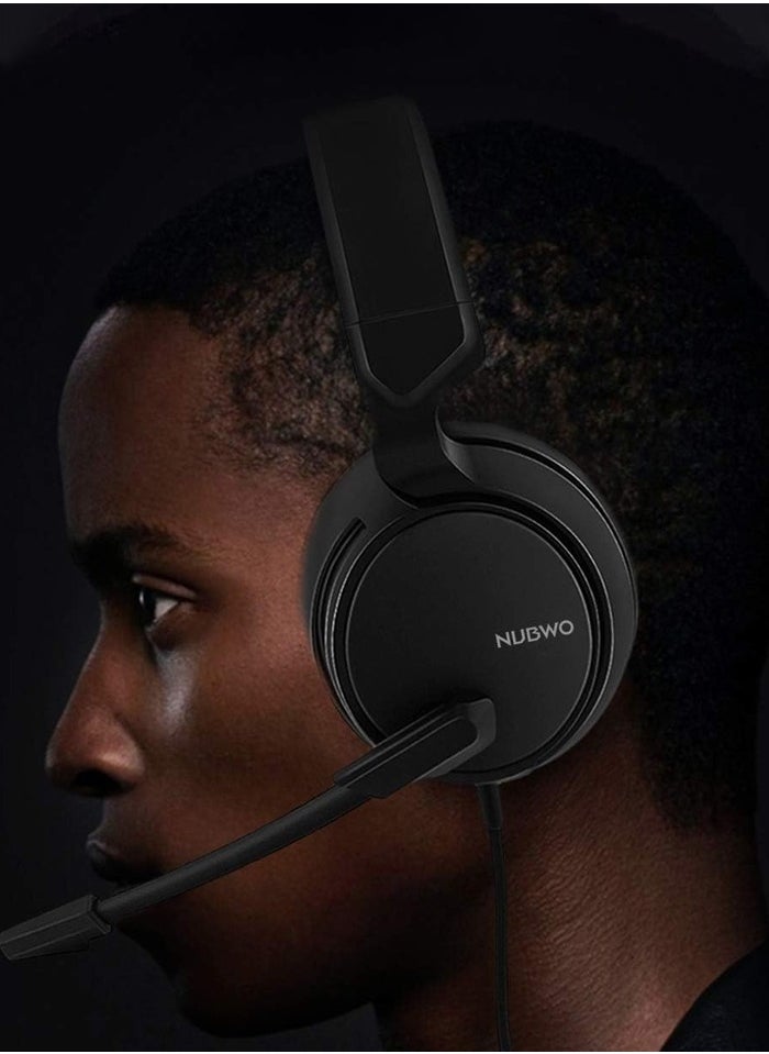 NUBWO - N12 Stereo Gaming Headset,Over Ear Wired Gaming Headphones with Mic,for PlayStation 4, PS4, Xbox One Controller, Nintendo Switch Lite, PC, Laptop, Android & IOS Phone - Image 1