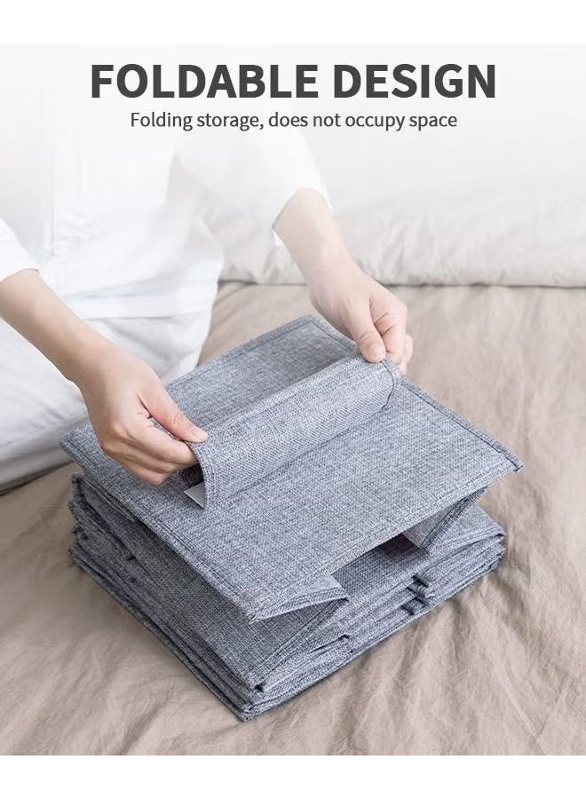 EETU Hanging Closet Organizer and Storage Shelves,Wardrobe Clothes Organizer Closet Shelf, Storage Organizer,5 Shelf Closet Storage with 2 Storage Drawers - Image 5