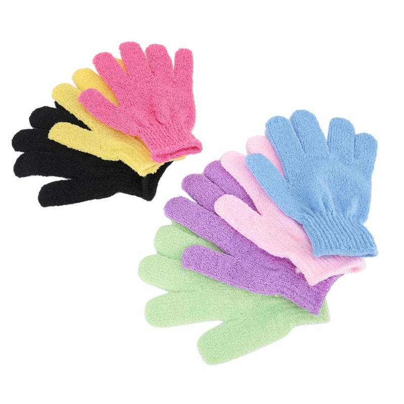 7pcs Bath Glove Shower Body Deep Cleaning Exfoliating Skin Spa Massage Scrub Glove7pcs/Set - Image 3