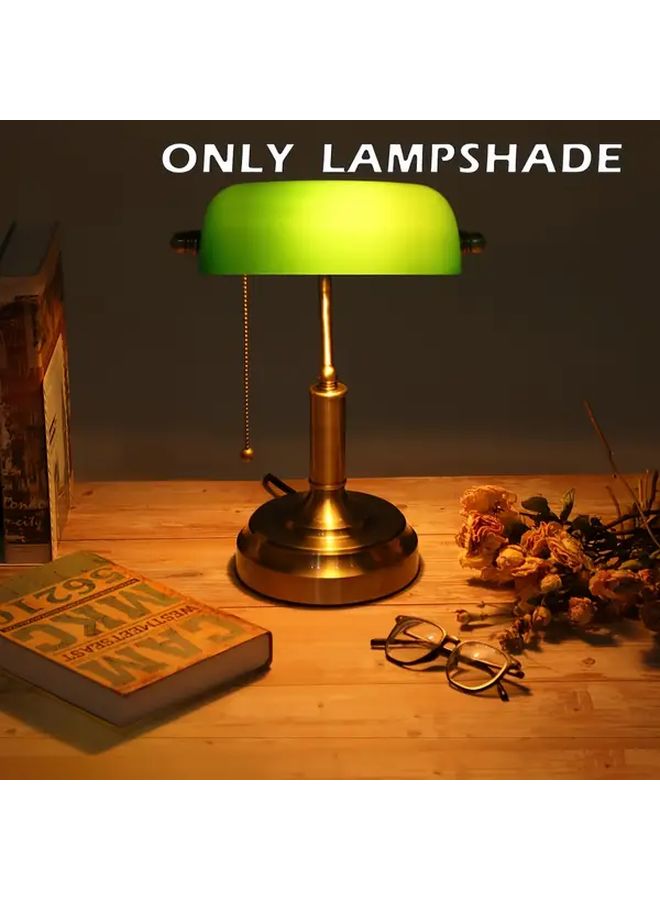Green Vintage Art Deco Plastic Lampshade Replacement For Table Floor Ceiling Lamp - Image 5