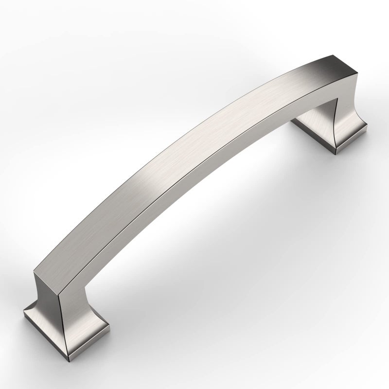 Amerdeco 10 Pack Brushed Satin Nickel 4 Inch(102mm) Hole Centers Kitchen Cabinet Pulls Cabinet Hardware Kitchen Handles for Cabinets Cupboard Handles Drawer Pulls ZH0009BSN - Image 5