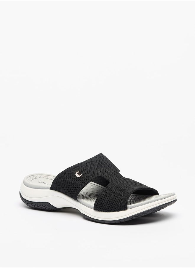 Women Textured Slip-On Sandals 