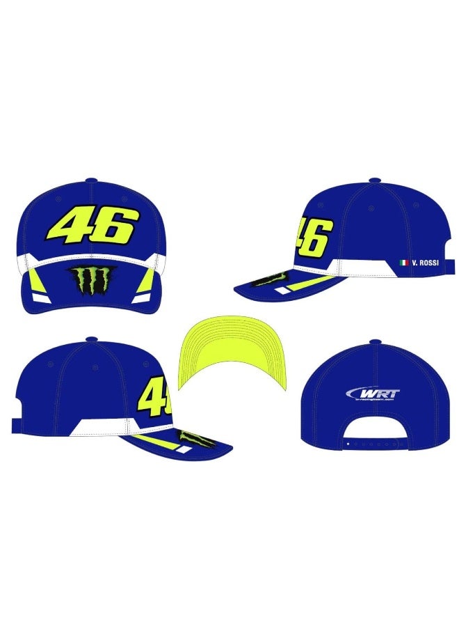 Valentino Rossi Mens Vr46 Wrt Line Hat  Light Blue  One Size