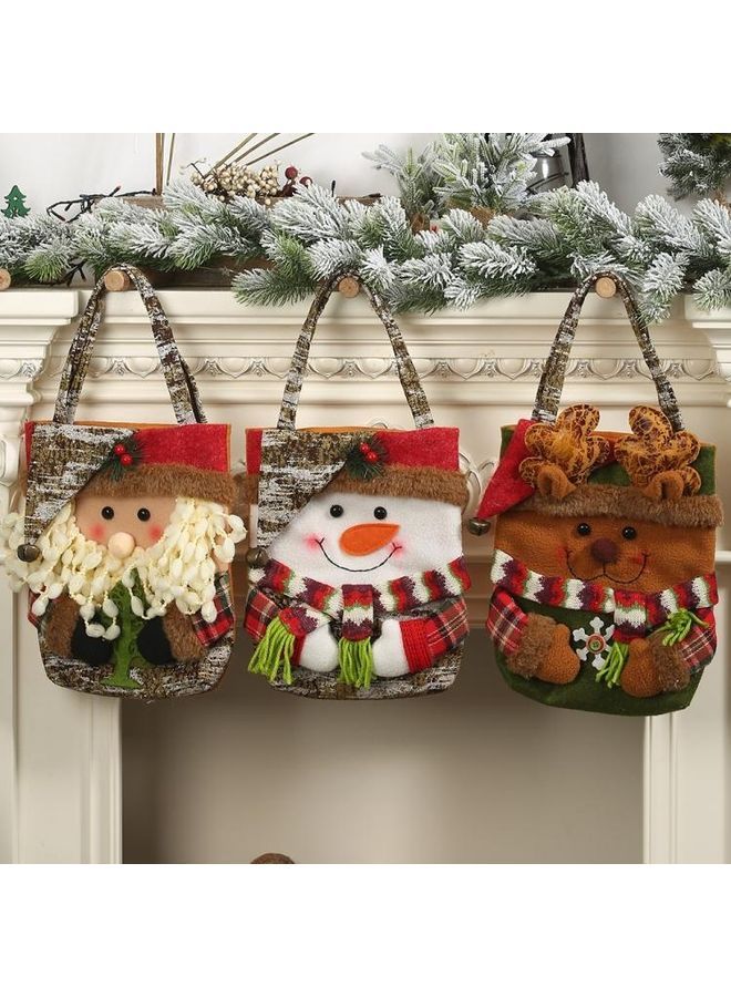 NIBEMINENT Decorations Lmitation Tree Bark Gift Bag Multicolour - Image 5