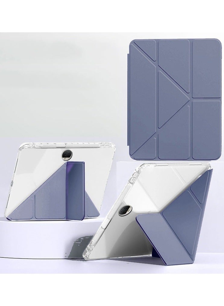 general Case Compatible with Honor Pad 10, Transparent Acrylic Back with Pen Holder, Anti-Fall Case with Multi-angle Support