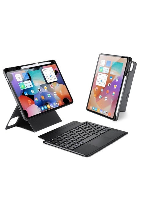 Xiaomi Pad 6 6 Pro DUX DUCIS DK Floating Magnetic Keyboard Leather Tablet Case with Holder Black